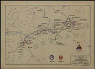 Movements of 71st Armored Field Artillery Battalion and Battery "B" 387th AA (AW) Battalion, 5th Armored Division in Germany, February 8, 1945 - May 9, 1945